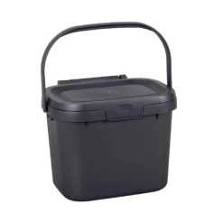 Addis 4.5 Litre Compost Caddy - Metallic