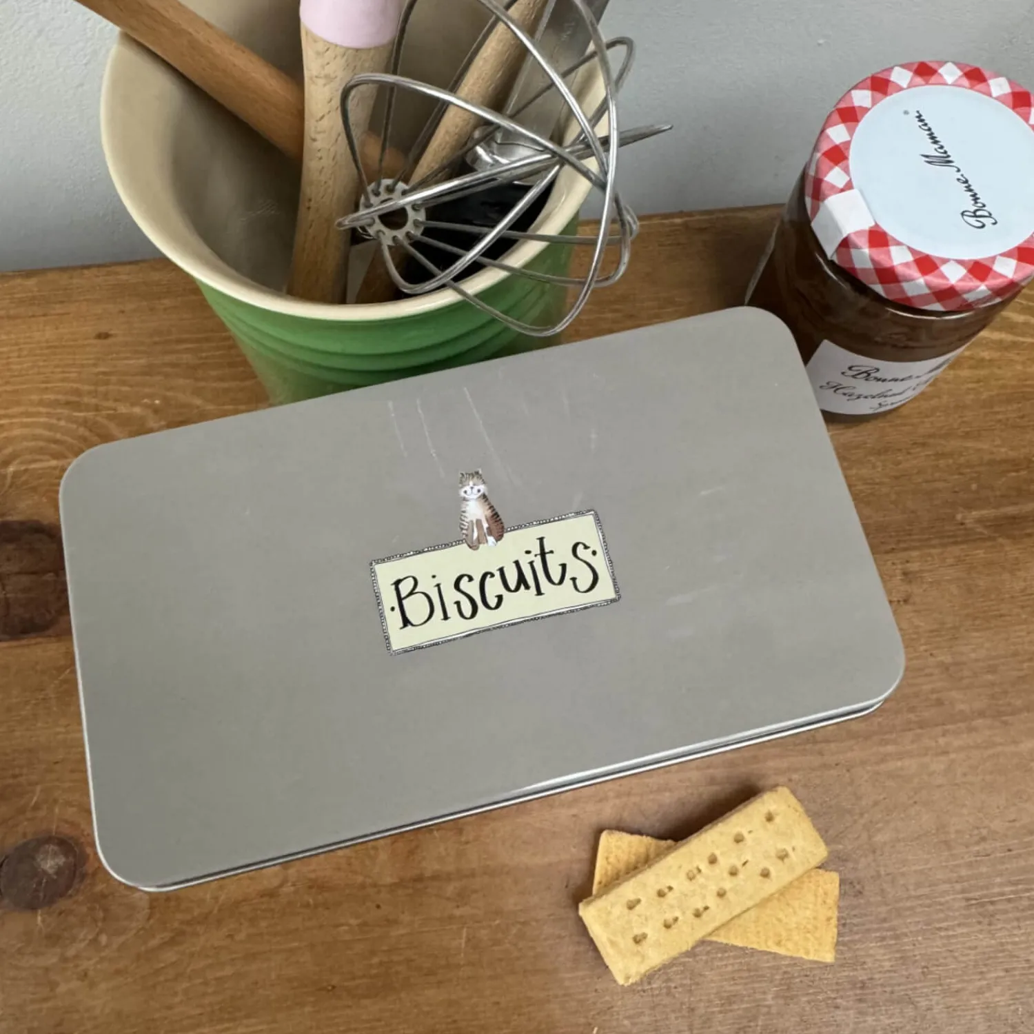 Alex Clark Biscuit Tin - Marvellous Moggies