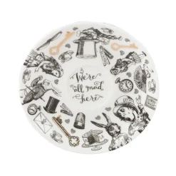 Alice in Wonderland Espresso Cup & Saucer Set