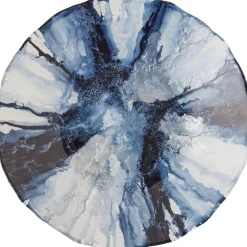 Anton Studio Designs Abstract Glass Round Bowl - 40cm