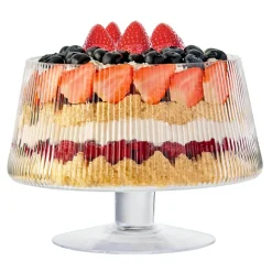 Anton Studio Designs 24cm Stemmed Glass Trifle Bowl - Empire
