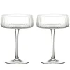 Anton Studio Designs 2-Piece Champagne Saucer Set - Empire