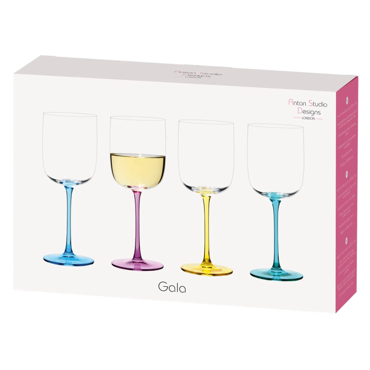 Anton Studio Designs 4-Piece 350ml Wine Glasses - Gala