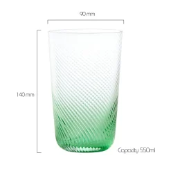 Anton Studio Designs Anton Studios Design Swirl Hi Ball Glasses - Set of 4