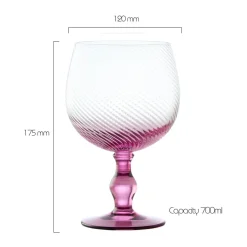 Anton Studio Designs Anton Studios Design Swirl 4 Piece Gin Glass Set