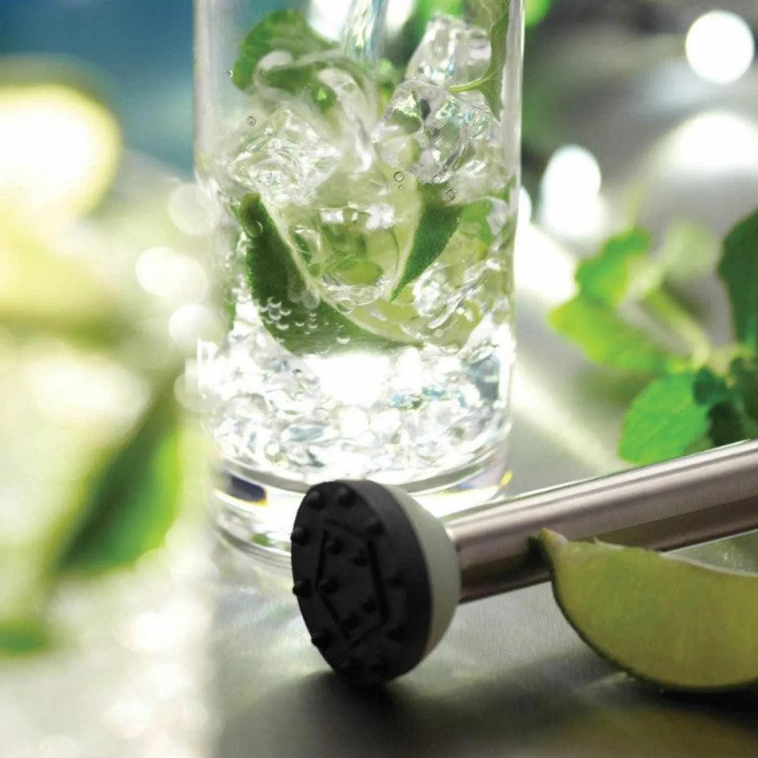 BarCraft Luxe Lounge Stainless Steel Muddler