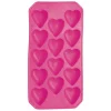 BarCraft Silicone Heart Ice Cube Tray - Pink