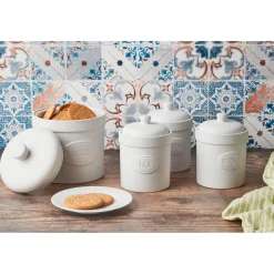 BIA International by DRH Bia International Coffee Canister - Matte White