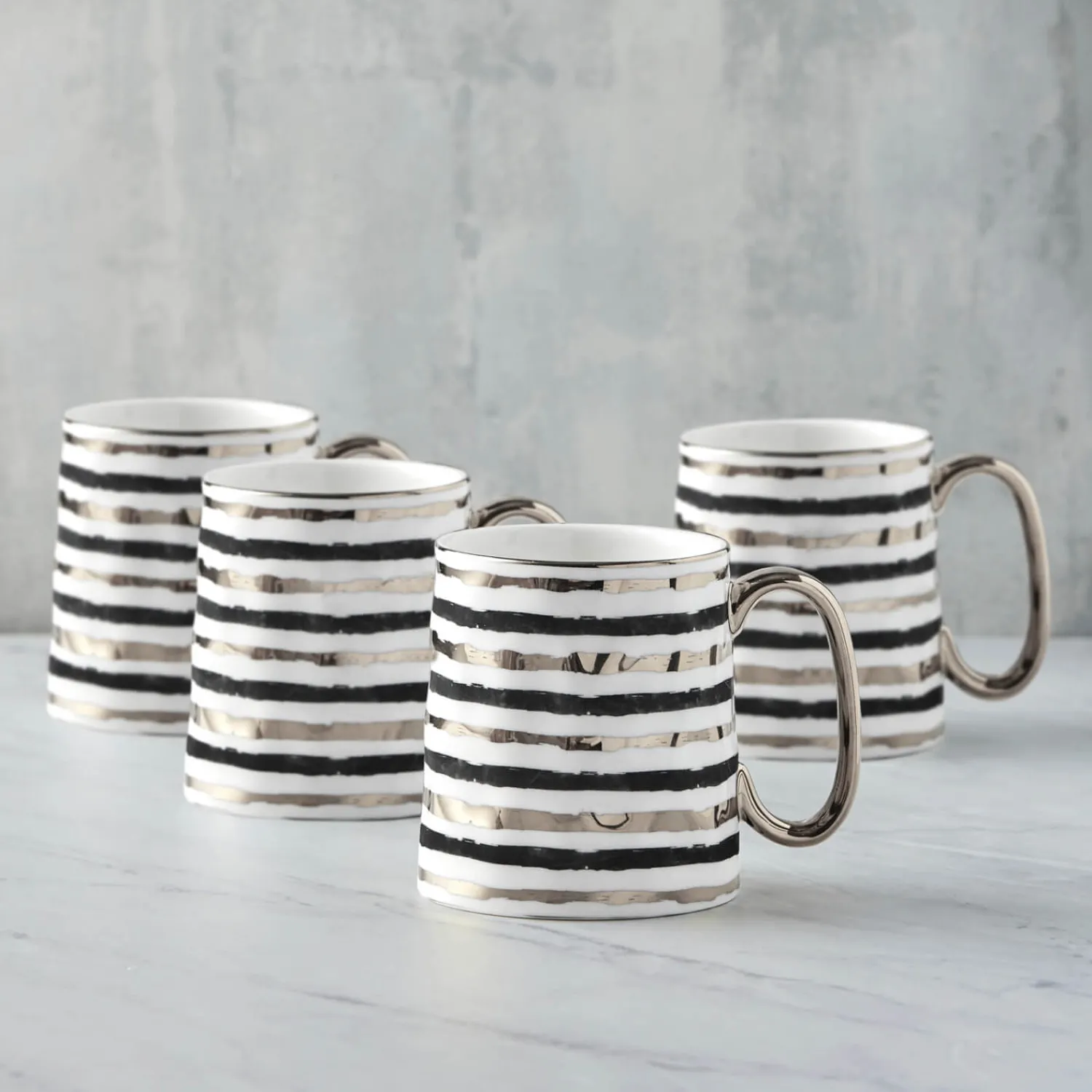BIA International by DRH Bia International Parallel 450ml Mug - Platinum