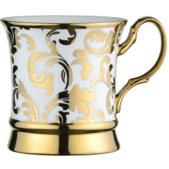 BIA International by DRH Bia International Porcelain Acanthus 400ml Mug - Gold