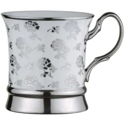 BIA International by DRH Bia International Porcelain Rose 400ml Mug - Platinum
