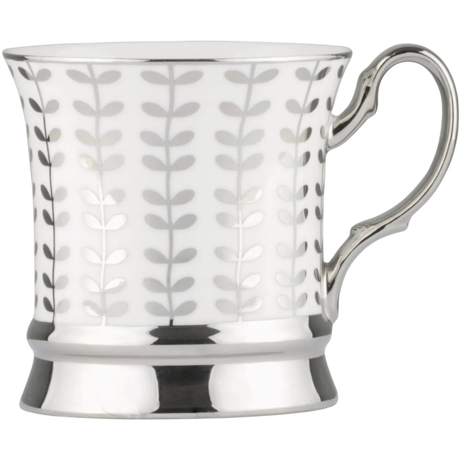BIA International by DRH Bia International Porcelain Vine 400ml Mug - Platinum