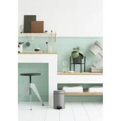 Brabantia NewIcon 3 Litre Pedal Bin - Platinum