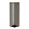 Brabantia NewIcon 30 Litre Pedal Kitchen Bin - Platinum