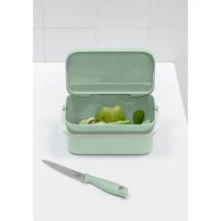 Brabantia SinkSide 1.8 Litre Food Waste Caddy - Jade Green