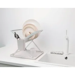 Brabantia SinkSide Light Grey Foldable Dish Rack - Small