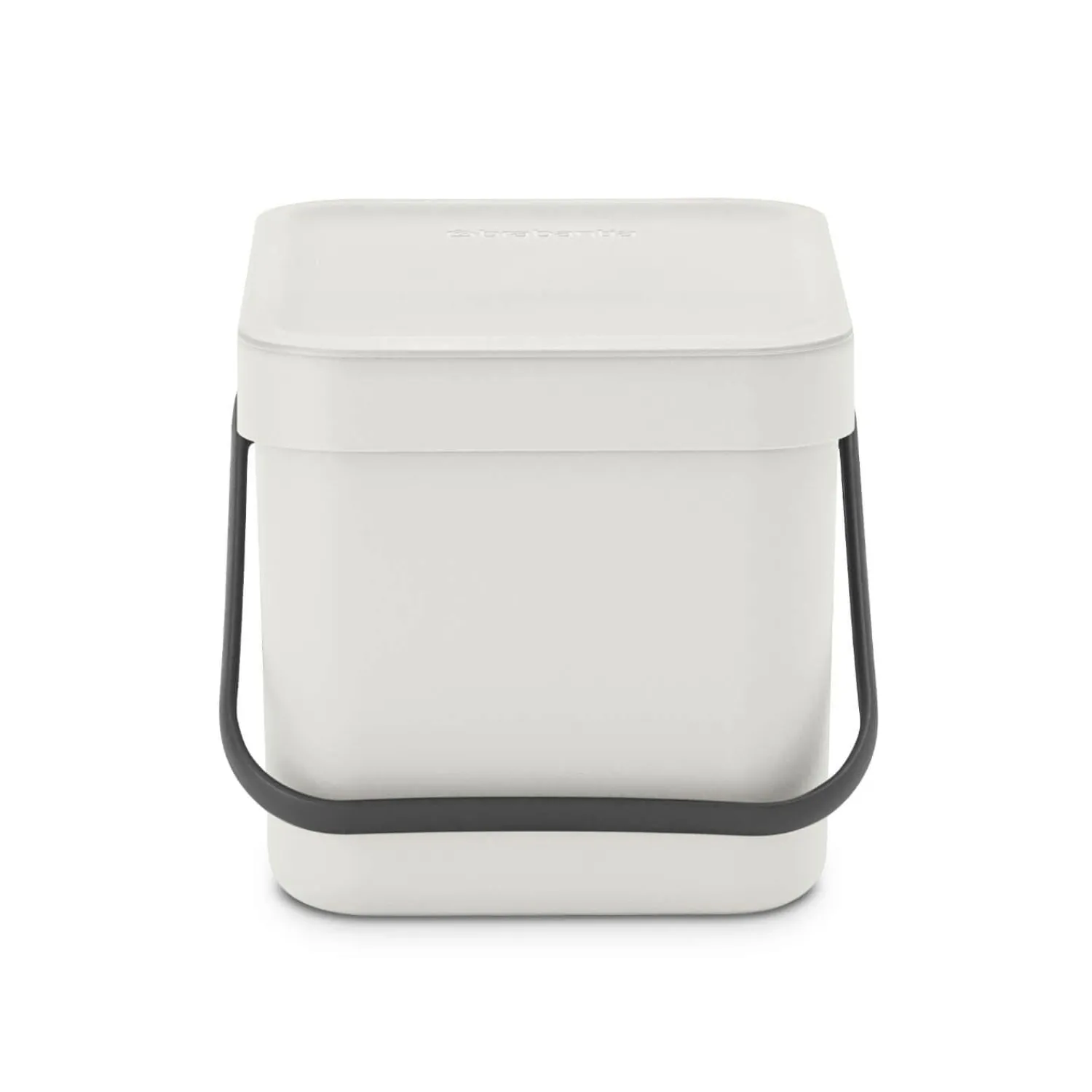 Brabantia Sort & Go 6 Litre Waste Bin - Light Grey