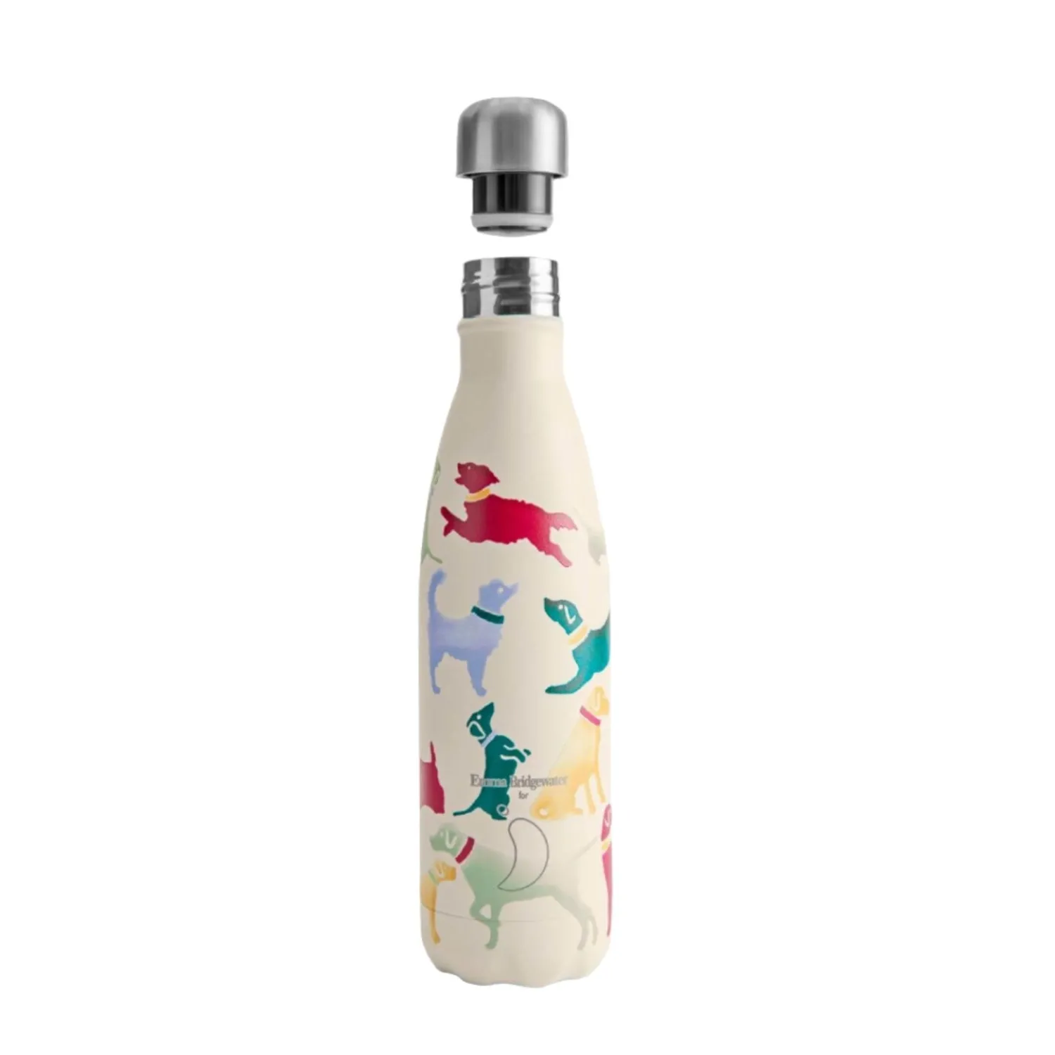 EMMA BRIDGEWATER Chilly's 500ml Reusable Bottle - Polka Dogs