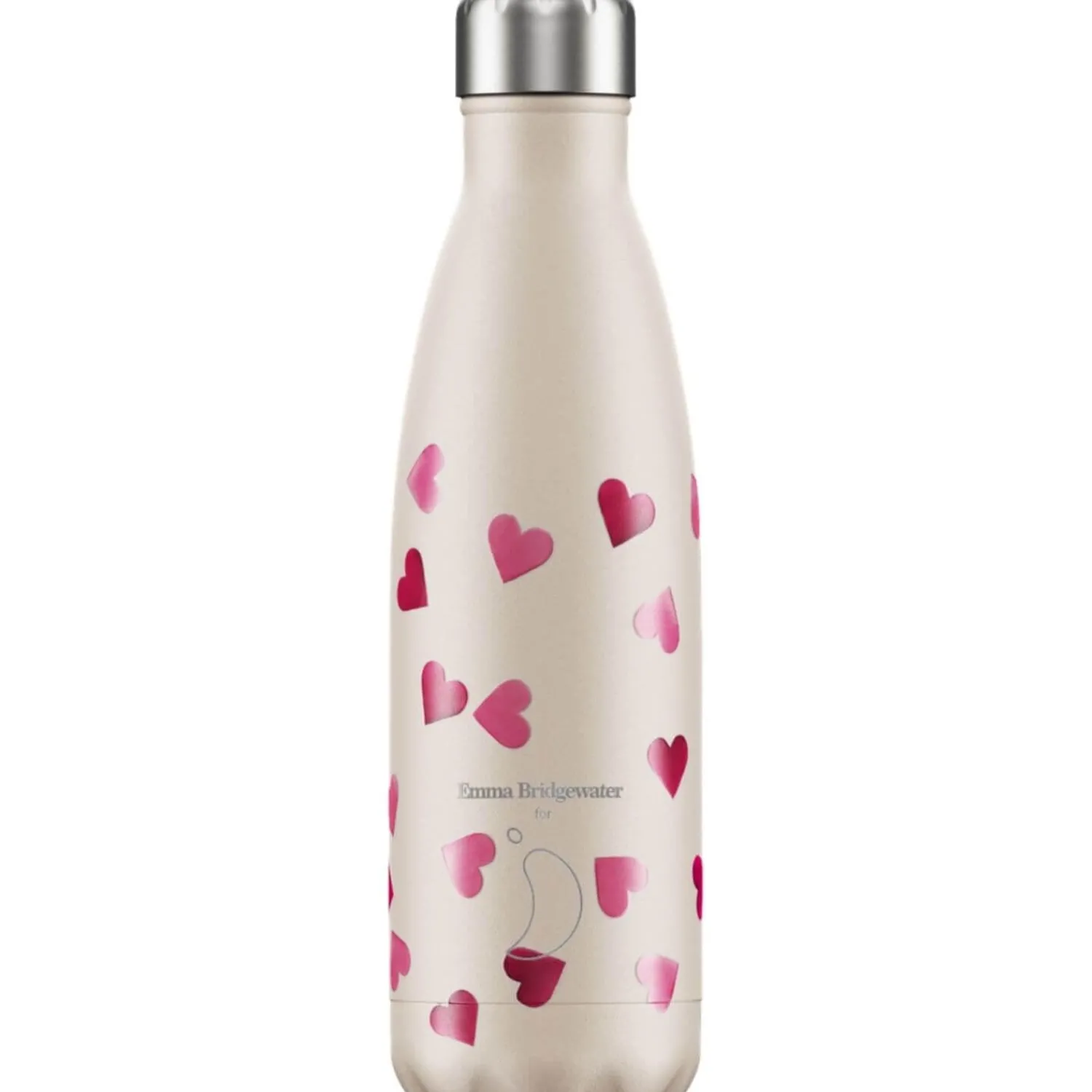 EMMA BRIDGEWATER Chilly's 500ml Reusable Water Bottle - Hearts