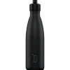 Chilly's Chilly's 500ml Sports Reusable Water Bottle - Monochrome Black