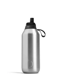Chilly's Chilly's Series 2 Flip Reusable 500ml 90% Recycled Stainless Steel Water Bottle