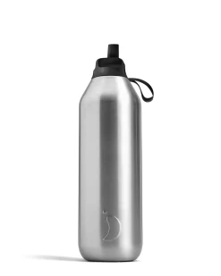 Chilly's Chilly's Series 2 Flip Reusable 1000ml 90% Recycled Stainless Steel Water Bottle