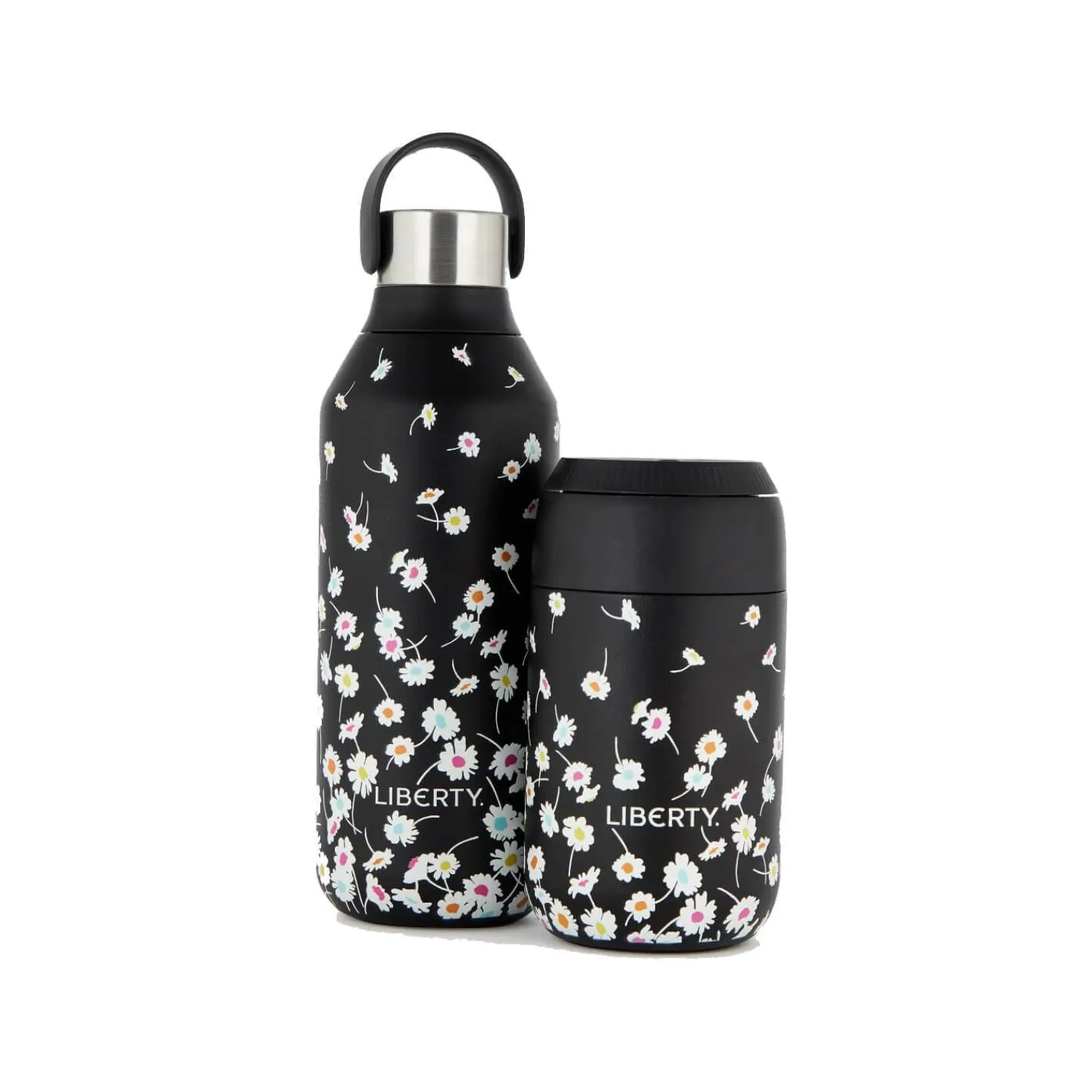 Chilly's Chilly's Series 2 Liberty 500ml Reusable Water Bottle - Jive Abyss Black