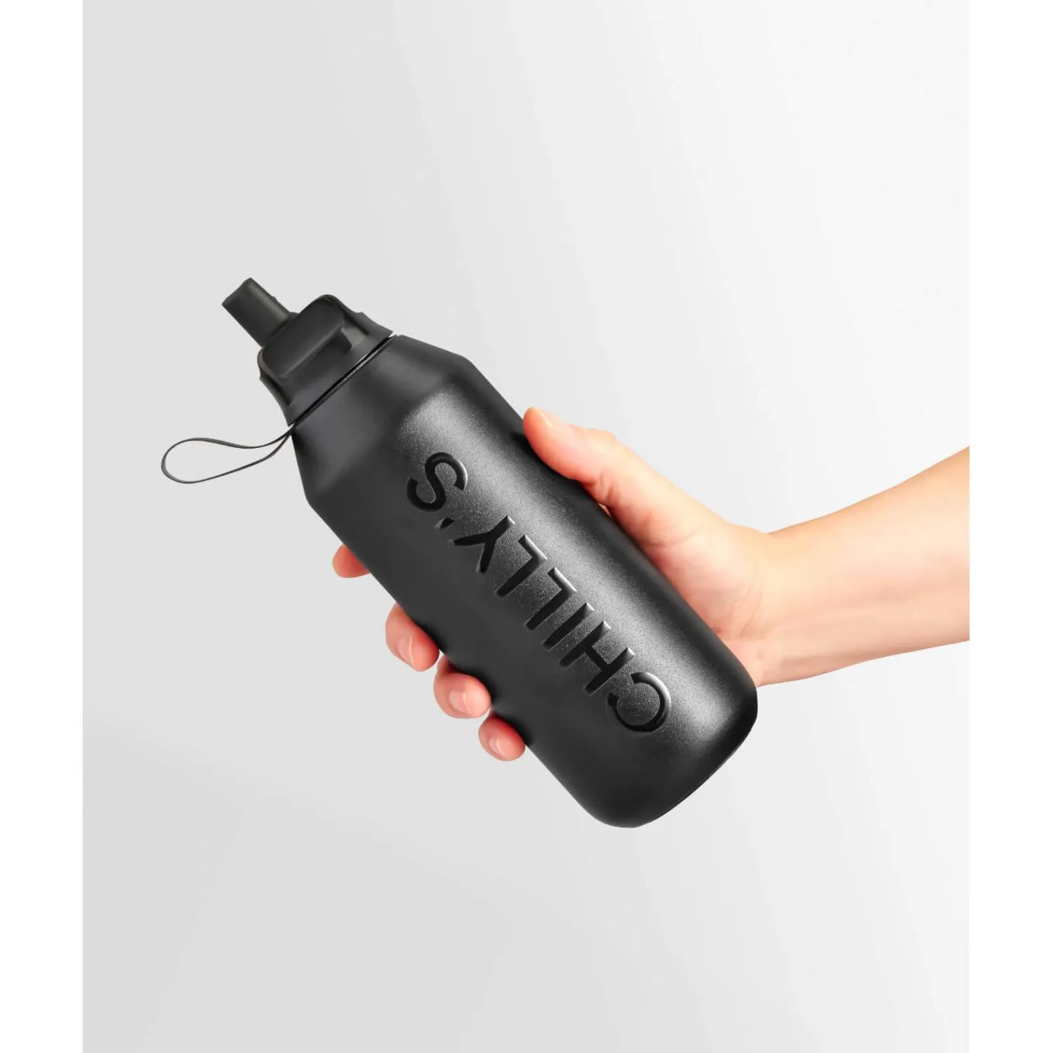 Chilly's Chilly's Series 2 1-Litre Flip Reusable Water Bottle - Abyss Black