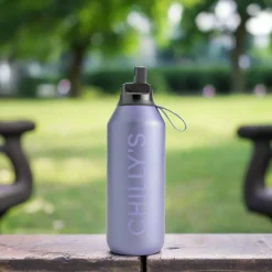 Chilly's Chilly's Series 2 500ml Flip Reusable Water Bottle - Matte Metallic Lavender