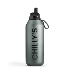 Chilly's Chilly's Series 2 500ml Flip Reusable Water Bottle - Ombre Slate