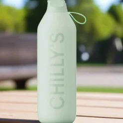 Chilly's Chilly's Series 2 1000ml Flip Reusable Water Bottle - Lichen Green