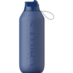 Chilly's Chilly's Series 2 500ml Flip Reusable Water Bottle - Whale Blue