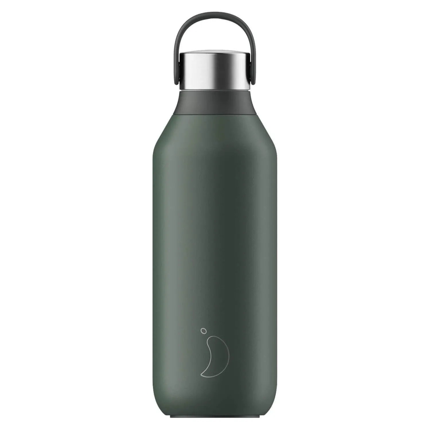 Chilly's Chilly's Series 2 500ml Hydration Reusable Water Bottle & 34cl Coffee Cup Set - Pine Green