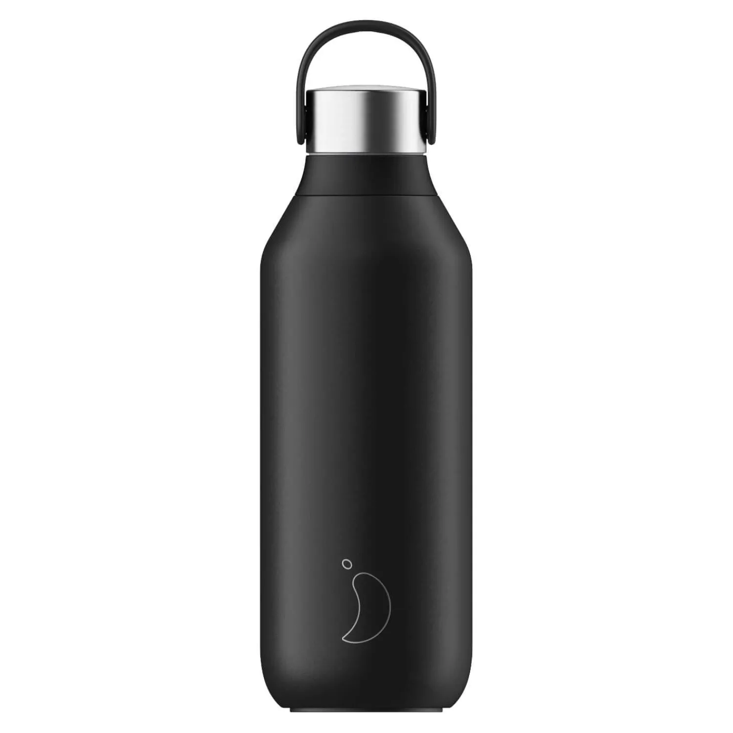 Chilly's Chilly's Series 2 500ml Hydration Reusable Water Bottle & 34cl Coffee Cup Set - Abyss Black