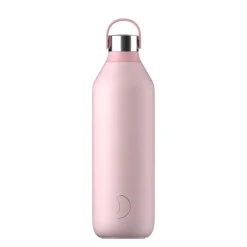 Chilly's Chilly's Series 2 Reusable Water Bottle, Coffee Cup & Cleaning Brush Set - Blush Pink