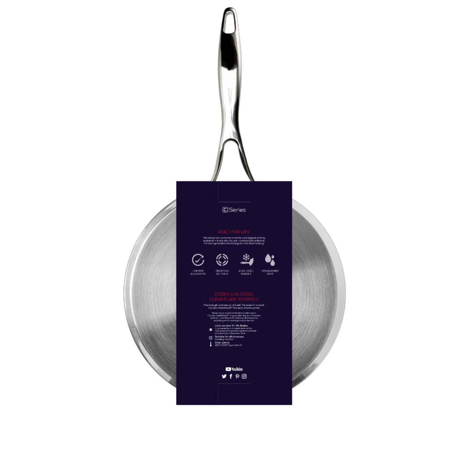 Circulon C-Series SteelShield Non-Stick Skillet Pan - 25cm