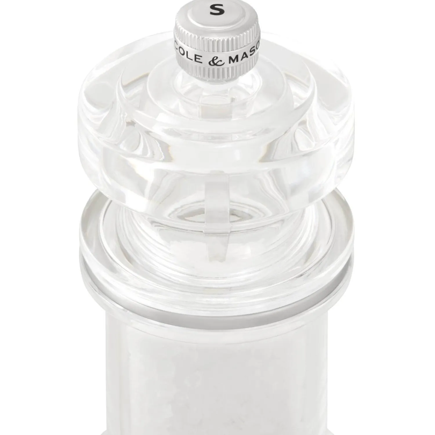 Cole u0026 Mason Cole & Mason 605 14.4cm Acrylic Salt Mill