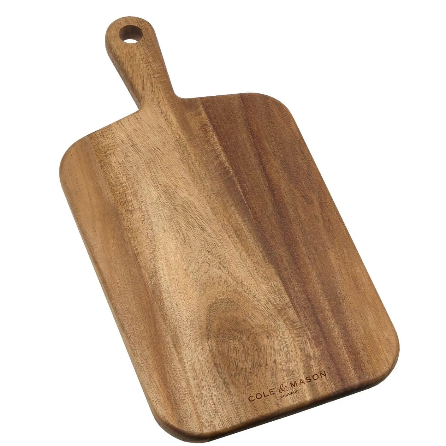 Cole u0026 Mason Cole & Mason Barkway Acacia Small Chopping Board With Handle