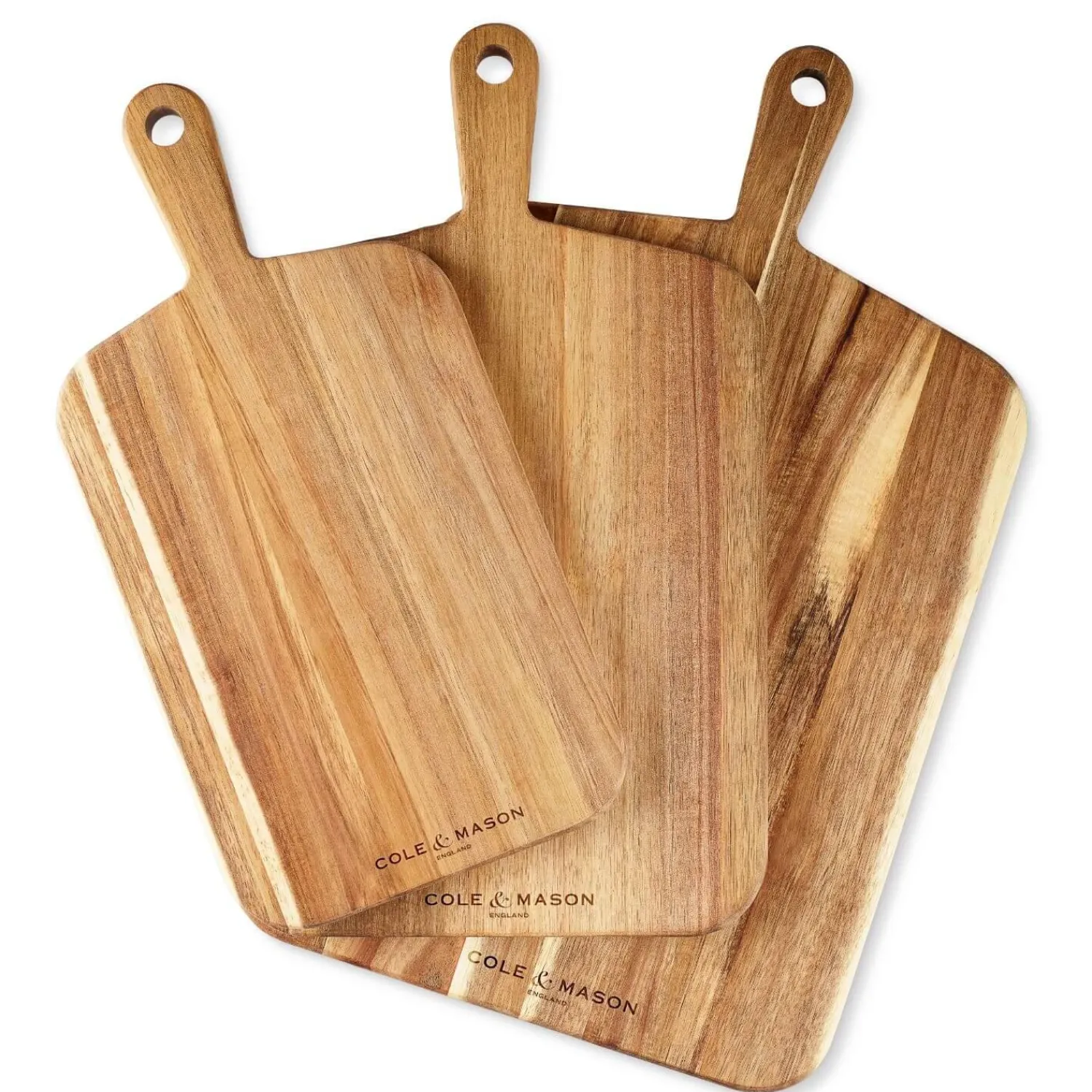 Cole u0026 Mason Cole & Mason Barkway Acacia Small Chopping Board With Handle