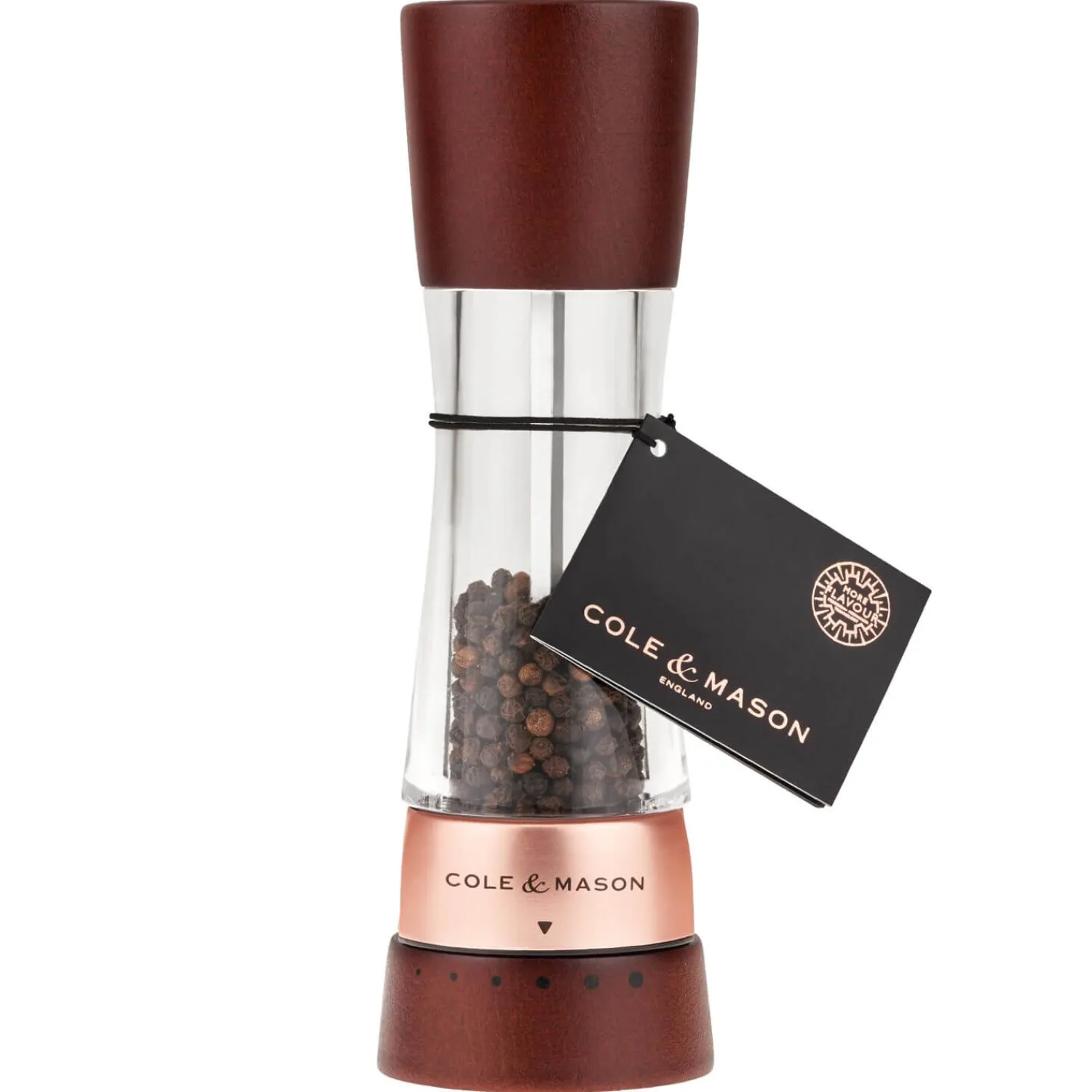 Cole u0026 Mason Cole & Mason Gourmet Precision+ 19cm Derwent Pepper Mill - Chestnut