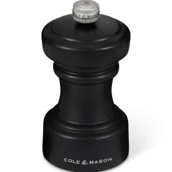 Cole u0026 Mason Cole & Mason Hoxton 10.4cm Beech Wood Salt Mill - Black