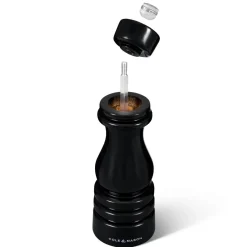 Cole u0026 Mason Cole & Mason London 18cm Beech Wood Pepper Mill - Gloss Black