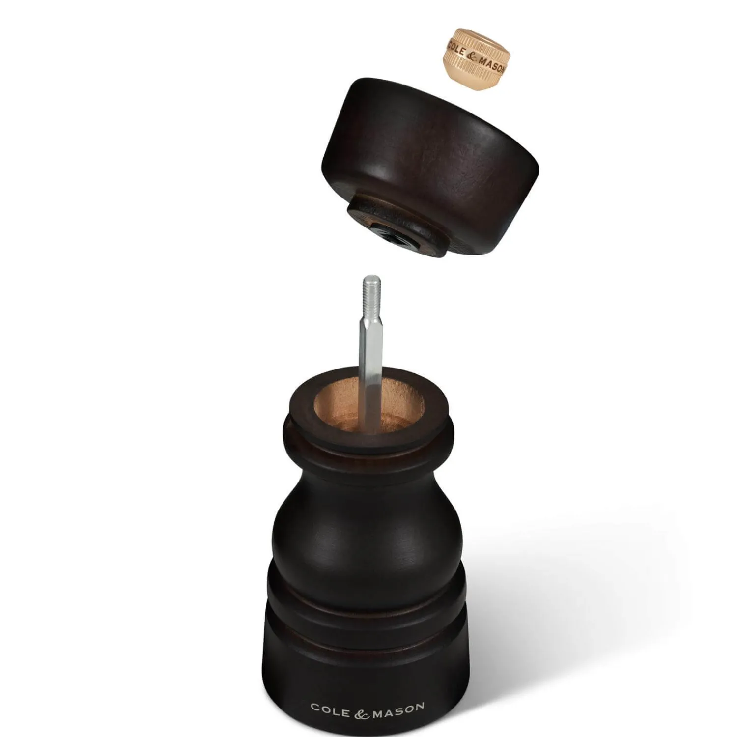 Cole u0026 Mason Cole & Mason London 13cm Beech Wood Pepper Mill - Dark Chocolate
