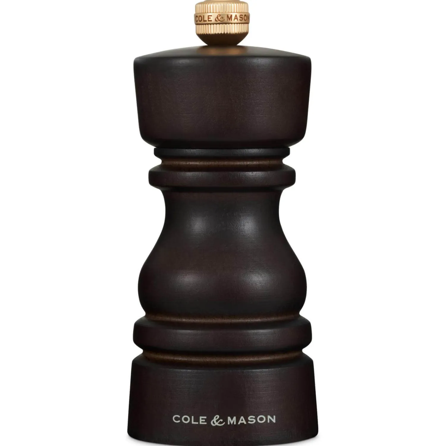 Cole u0026 Mason Cole & Mason London 13cm Beech Wood Salt Mill - Dark Chocolate