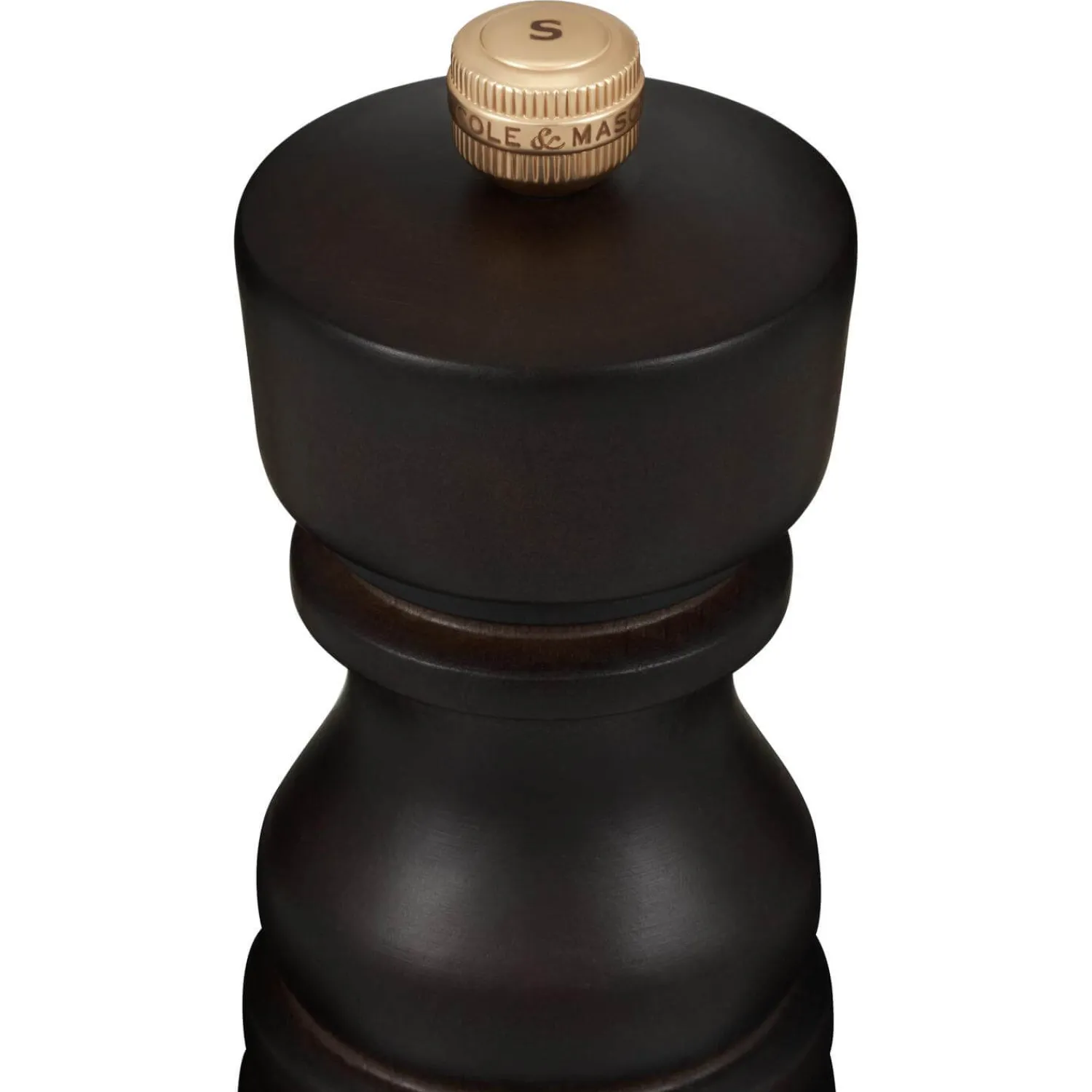 Cole u0026 Mason Cole & Mason London 13cm Beech Wood Salt Mill - Dark Chocolate