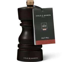 Cole u0026 Mason Cole & Mason London 13cm Beech Wood Salt Mill - Dark Chocolate
