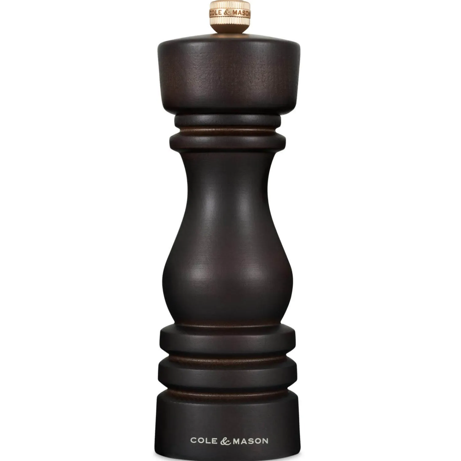 Cole u0026 Mason Cole & Mason London 18cm Beech Wood Salt Mill - Chocolate