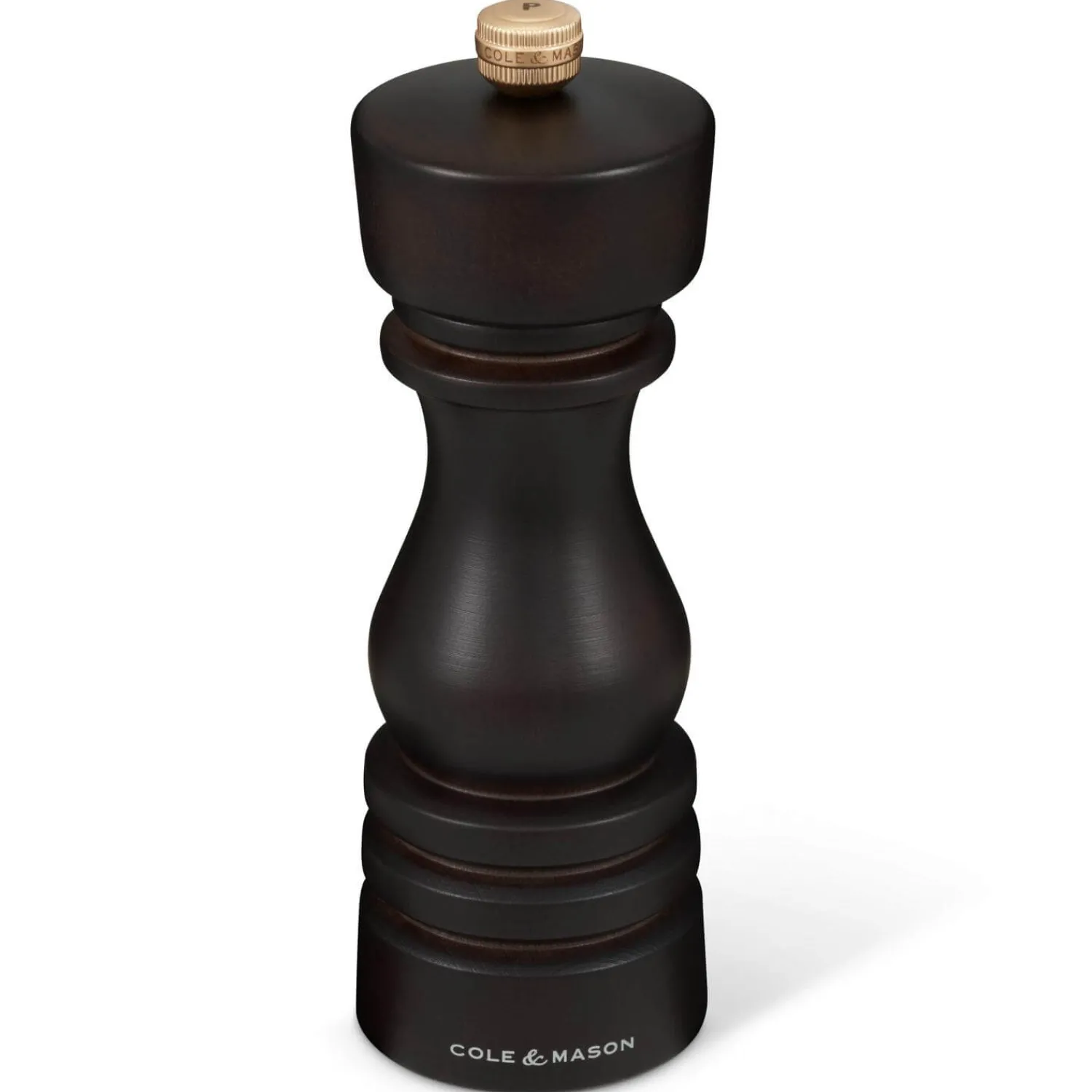 Cole u0026 Mason Cole & Mason London 18cm Beech Wood Salt Mill - Chocolate