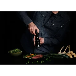 Cole u0026 Mason Cole & Mason London 18cm Beech Wood Salt Mill - Gloss Black