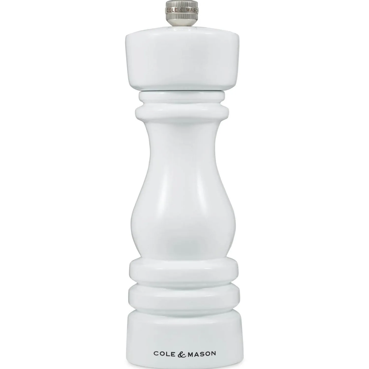 Cole u0026 Mason Cole & Mason London 18cm Beech Wood Pepper Mill - Gloss White